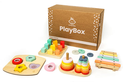 Jouets éducatifs bébé 0 à 36 mois, Montessori, Play Box
