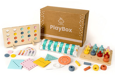 Jouets éducatifs bébé 0 à 36 mois, Montessori, Play Box